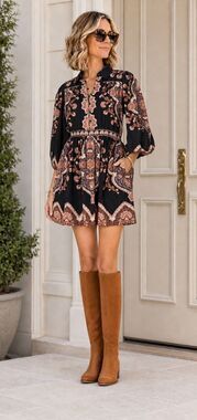 NWT Cleobella  tuckernuck LEIGH MINI DRESS | DARK LAGOS, XS $278